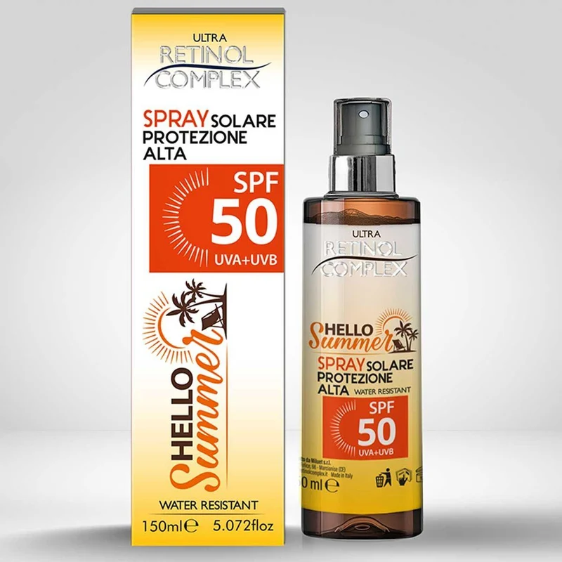 Retinol Complex Hello Summer Spray solare SPF 50 150 ml — Spray solare
