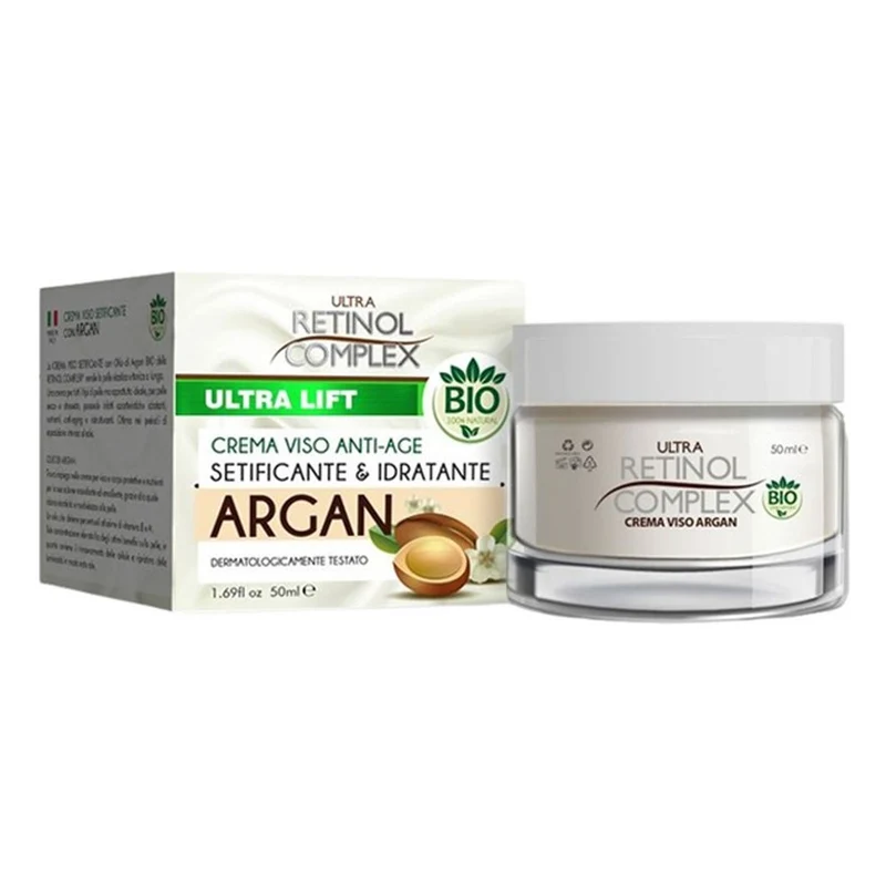 Retinol Complex Crema viso anti-age argan uomo 50 ml — Crema viso uomo