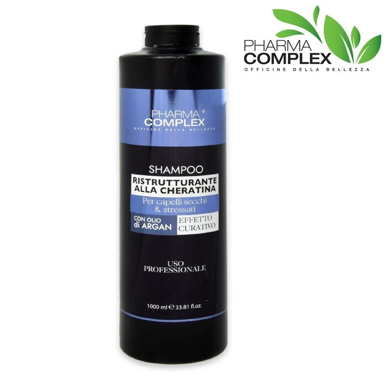 Pharma Complex Shampoo ristrutturante cheratina 1 litro — Shampoo