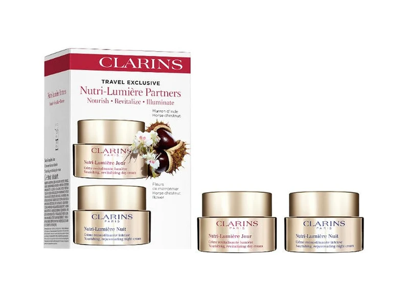 Clarins Set Nutri-Lumiére Partners — Set cura della pelle