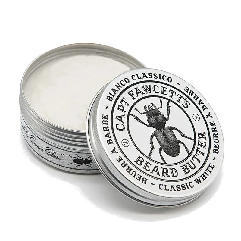 Captain Fawcett Burro da Barba Nutriente Bianco Classico 80 ml — Burro da barba