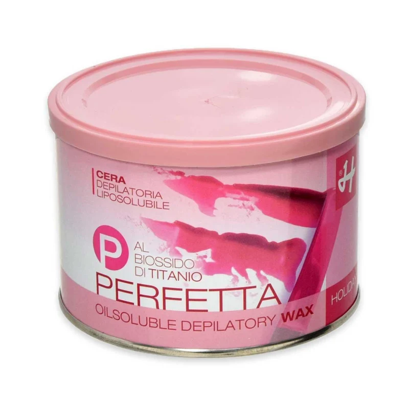 Holiday Perfetta cera liposolubile titanio rosa 400 ml — Cera depilatoria