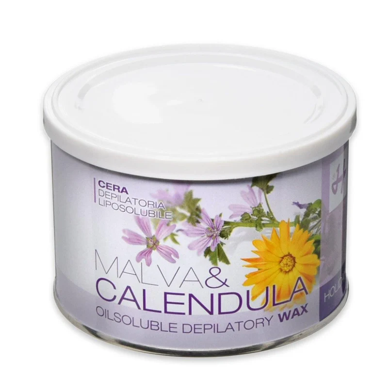 Holiday cera liposolubile 400 ml malva e calendula — Cera depilatoria