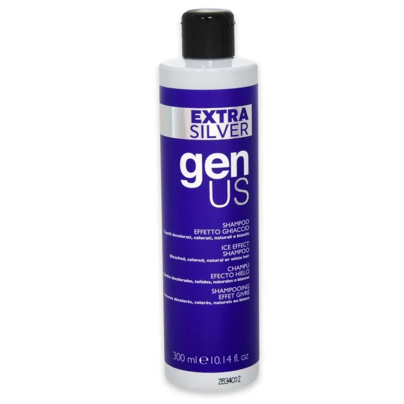 Genus Shampoo Extra Silver Effetto Ghiaccio 300 ml — Shampoo