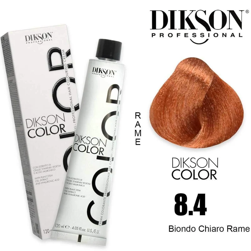Dikson Color 120 ml 8.4-8R Biondo Chiaro Rame — Crema colorante