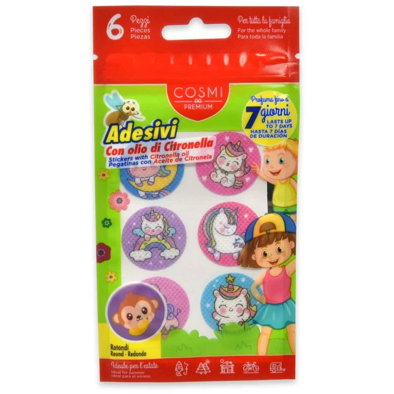 Cosmi patch profumato citronella TNT tondi 6 pezzi — Patch profumato