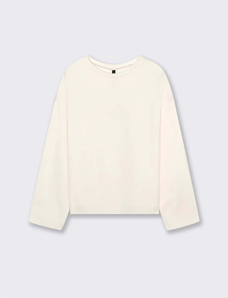 MAGLIA MEZZO COLLO - Avorio