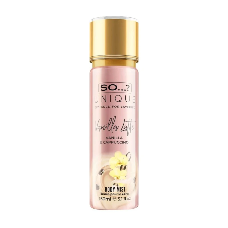 So...? Unique Spray corpo Vanilla Latte 150 ml — Acqua profumata body mist
