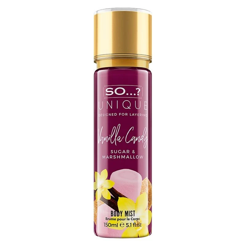 So...? Unique Spray corpo Vanilla Candy 150 ml — Spray corpo