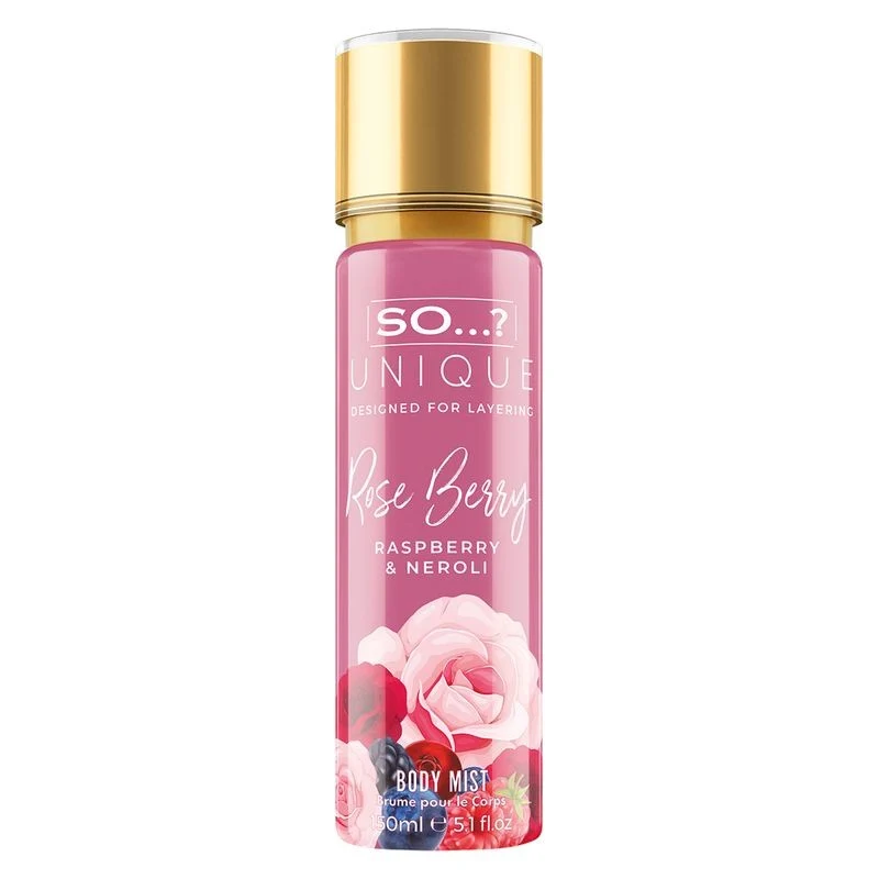 So...? Unique Rose Berry 150 ml — Spray corpo