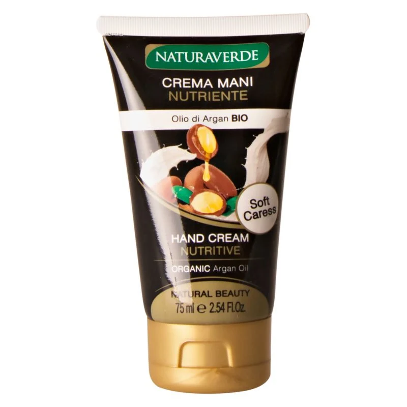 Natura Verde Crema Mani Nutriente Olio Di Argan Bio 75 ml — Crema Mani