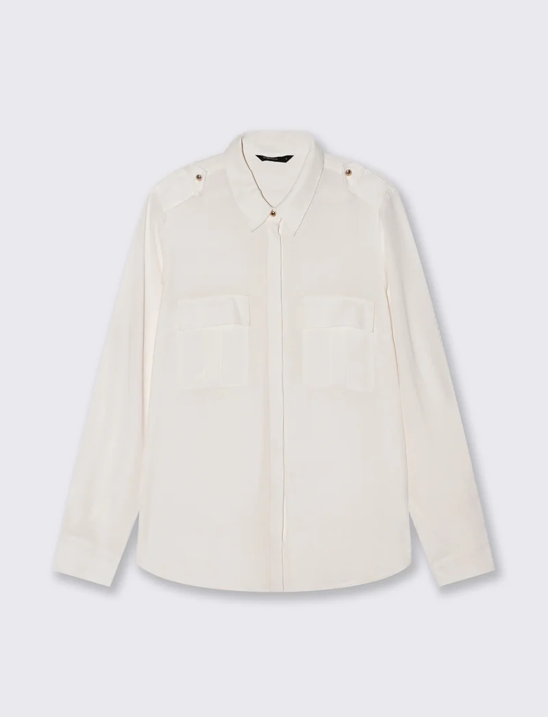 CAMICIA MANICA LUNGA - Avorio