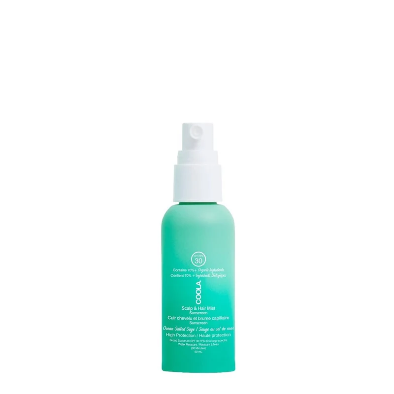 Coola Classic SPF 30 Organic Nebbia cuoio capelluto e capelli — Protezione solare spray