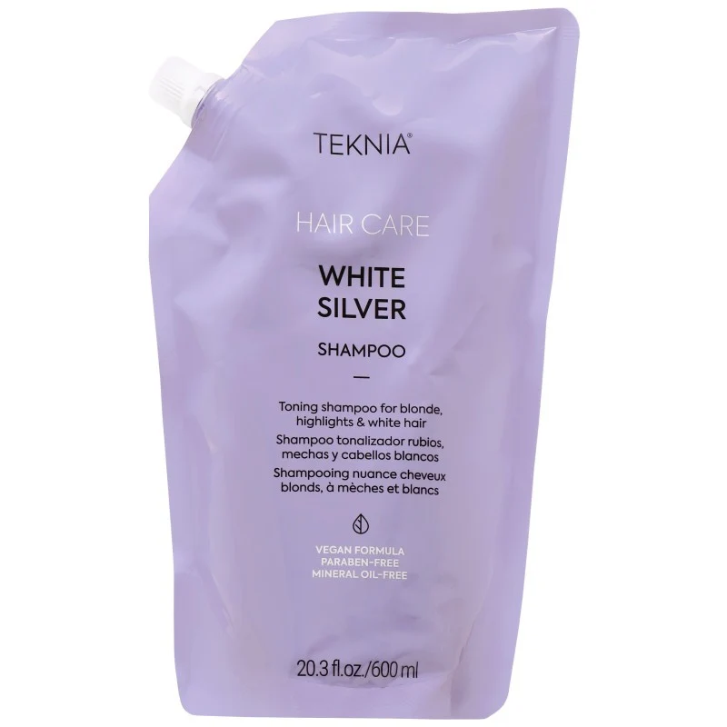 Lakmé Teknia White Silver Shampoo Ricarica 600 ml — Shampoo
