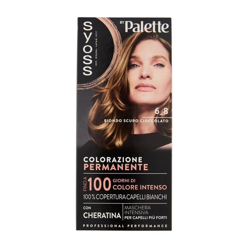 Syoss Permanent Cool Color Biondo Scuro Cioccolato 6_8 — Colorante capelli