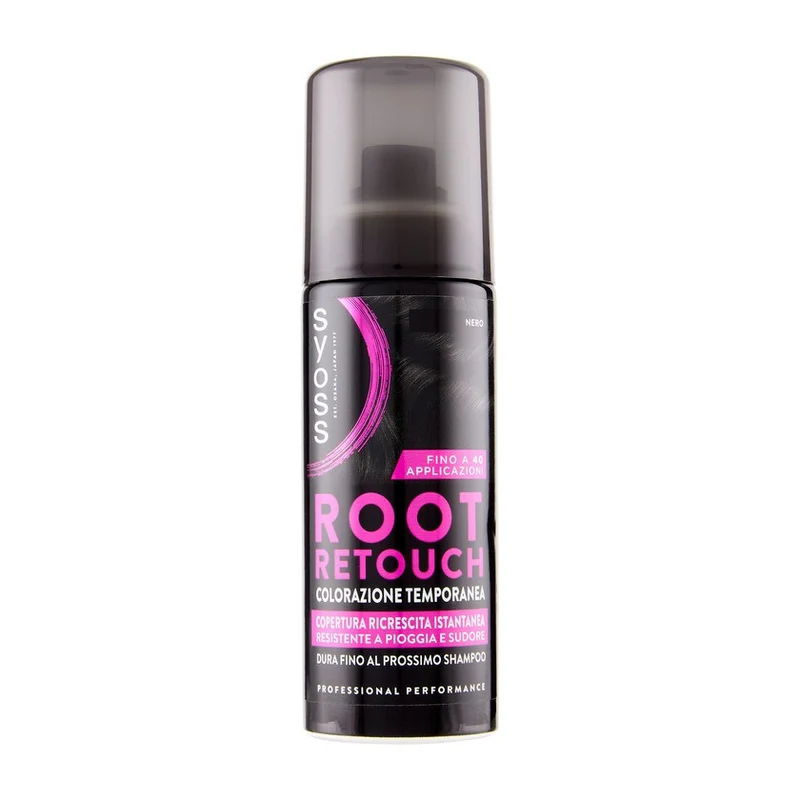 Syoss Root Retouch Nero 120 ml — Colorazione temporanea per capelli