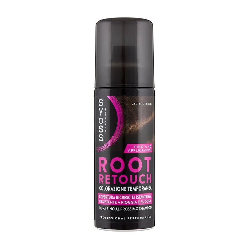 Syoss Root Retouch Castano Scuro 120 ml — Colorazione temporanea per capelli