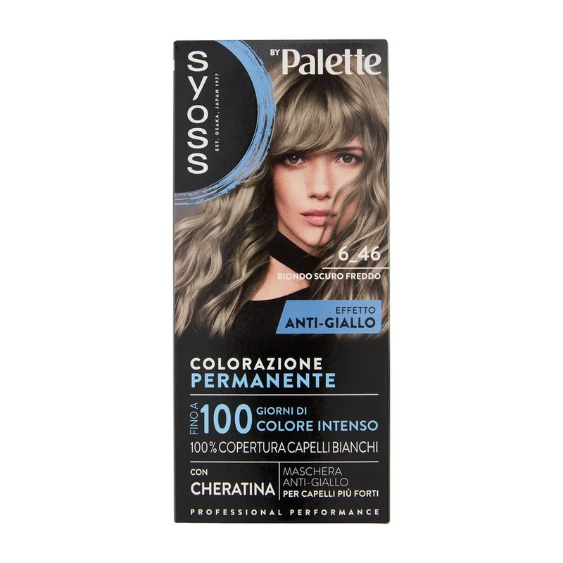 Syoss Permanent Cool Color Biondo Scuro Freddo 6_46 — Colorante capelli