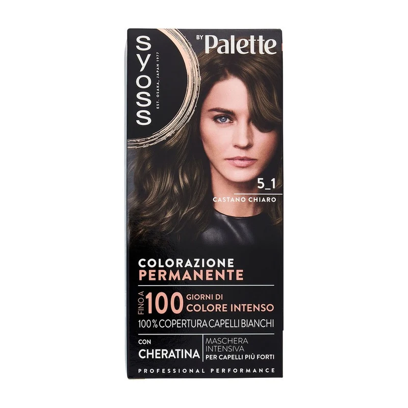 Syoss Permanent Cool Color Castano Chiaro 5_1 — Colorante capelli
