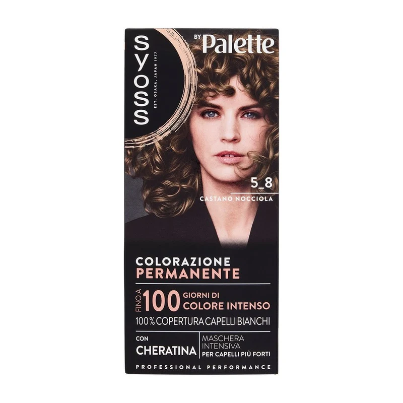 Syoss Permanent Cool Color Castano Nocciola 5_8 — Colorante capelli