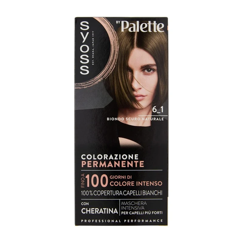 Syoss Permanent Cool Color Biondo Scuro Naturale 6_1 — Colorante capelli