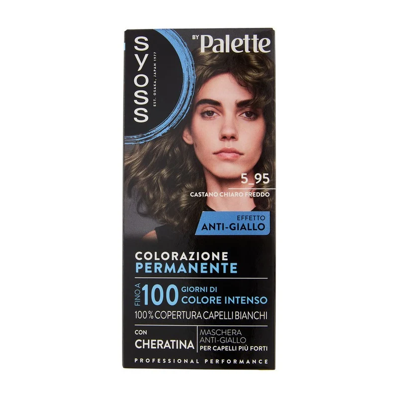 Syoss Permanent Cool Color Castano Chiaro Freddo 5_95 — Colorante capelli