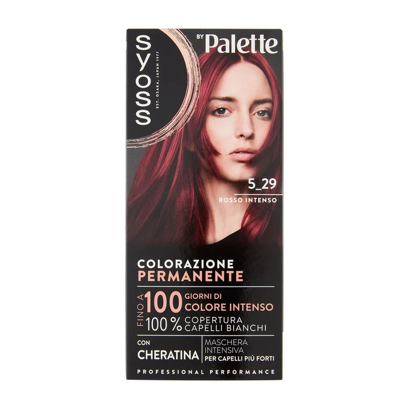 Syoss Permanent Cool Color Rosso Intenso 5_29 — Colorante capelli