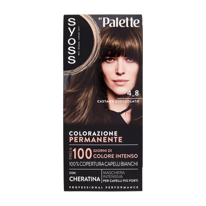 Syoss Permanent Cool Color Castano Cioccolato 4_8 — Colorante capelli
