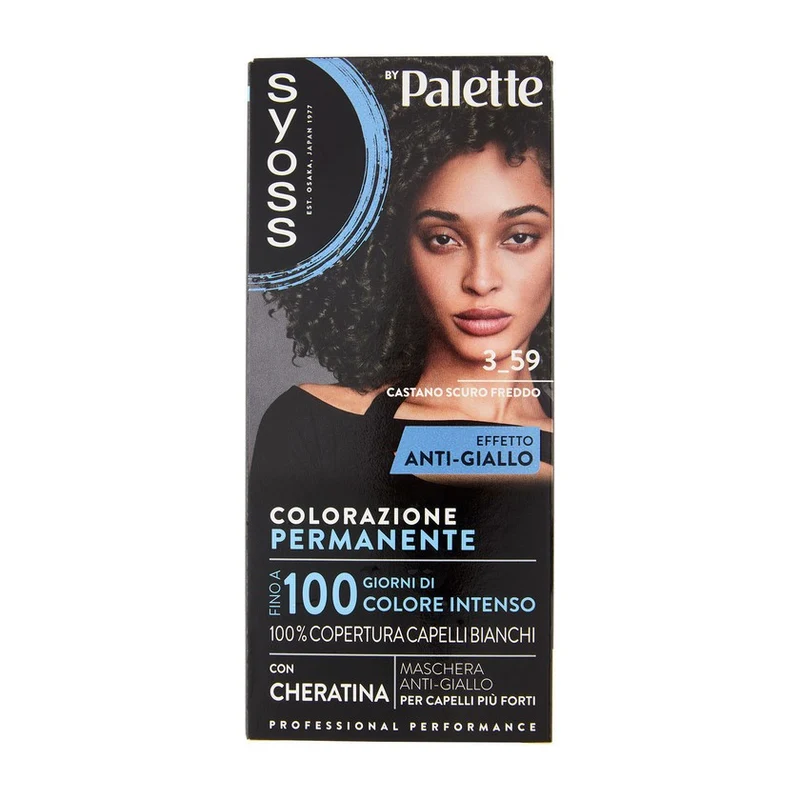 Syoss Permanent Cool Color Castano Scuro Freddo 3_59 — Colorante capelli