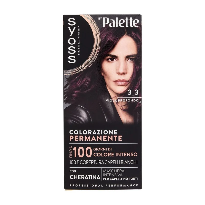 Syoss Permanent Cool Color Viola Profondo 3_3 — Colorante capelli