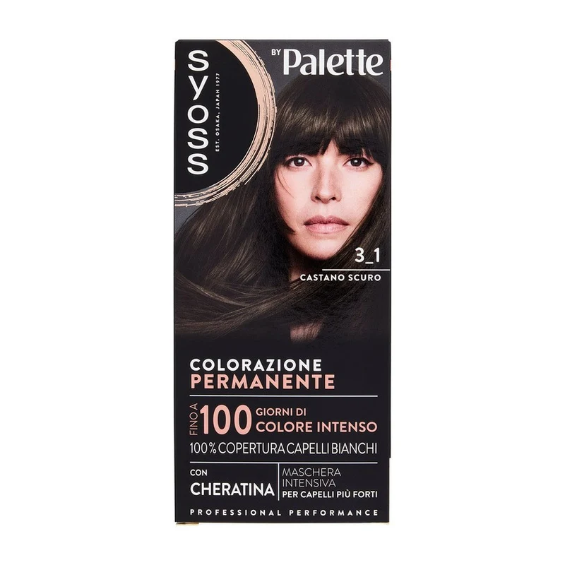 Syoss Permanent Cool Color Castano Scuro 3_1 — Colorante capelli