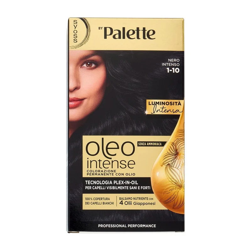 Syoss Oleo Intense Senza Ammoniaca Colorazione Permanente Con Olio Nero Intenso 1-10 — Colorante capelli
