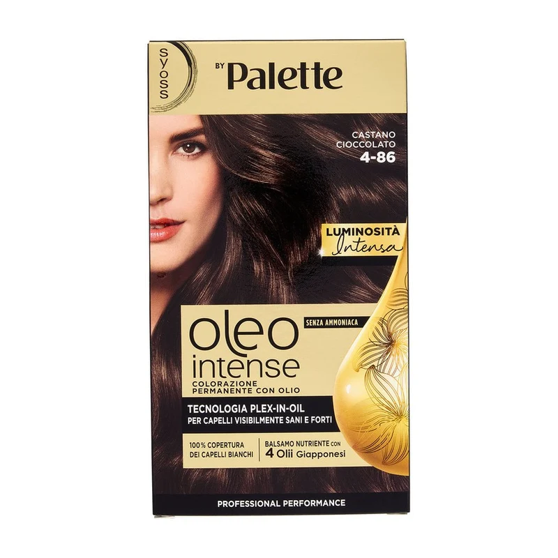 Syoss Oleo Intense Senza Ammoniaca Colorazione Permanente Con Olio Castano Cioccolato 4-86 — Colorazione capelli