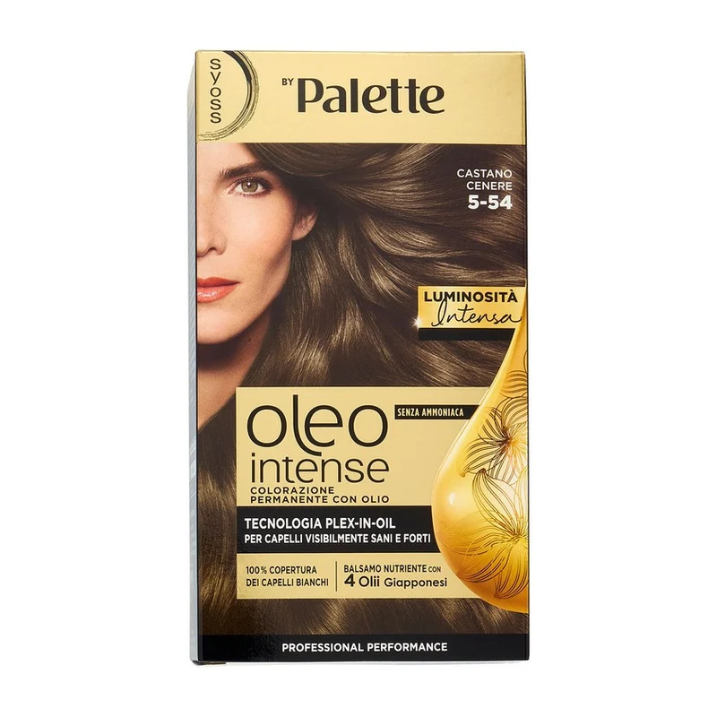 Syoss Oleo Intense Senza Ammoniaca Colorazione Permanente Con Olio Castano Cenere 5-54 — Colorazione permanente per capelli