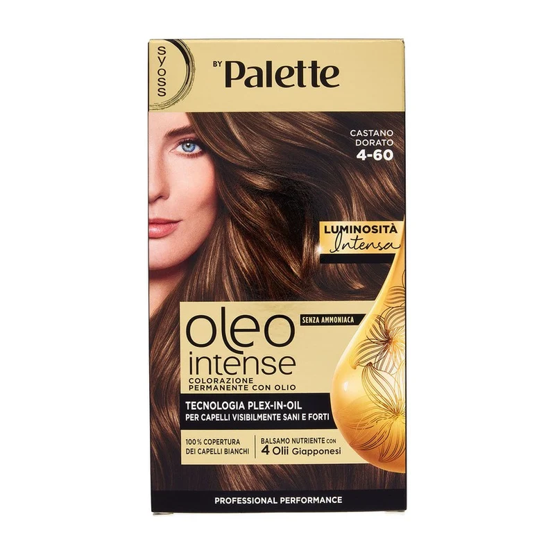 Syoss Oleo Intense Senza Ammoniaca Colorazione Permanente Con Olio Castano Dorato 4-60 — Colorazione permanente