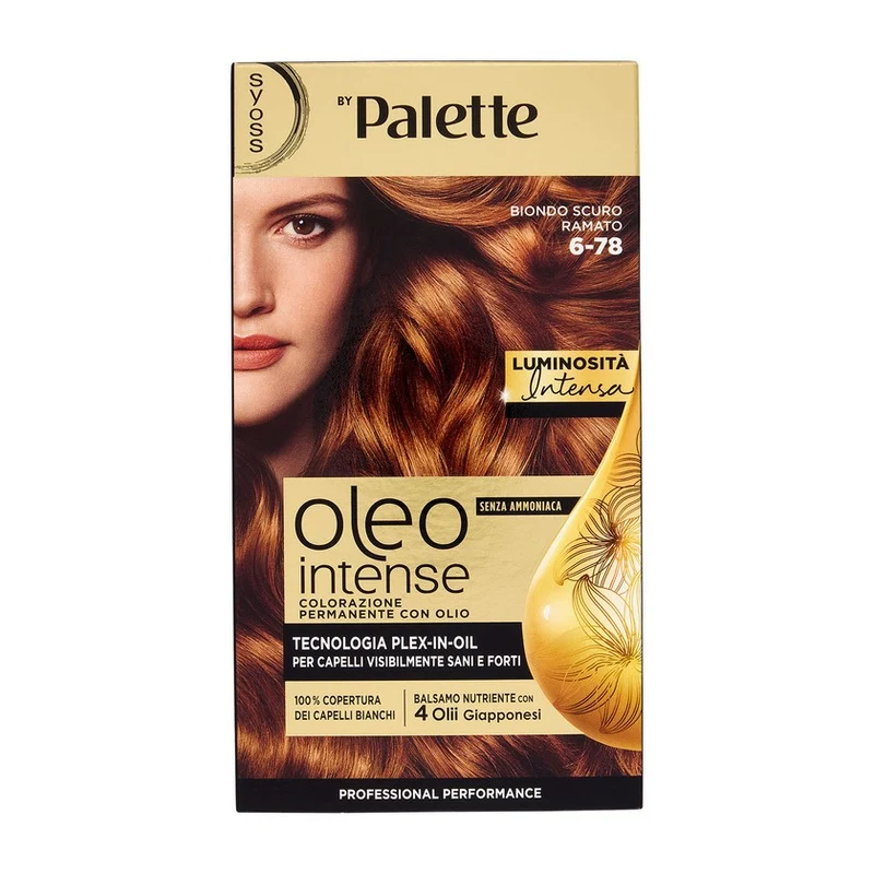 Syoss Oleo Intense Senza Ammoniaca Colorazione Permanente Con Olio Biondo Scuro Ramato 6-78 — Colorante capelli