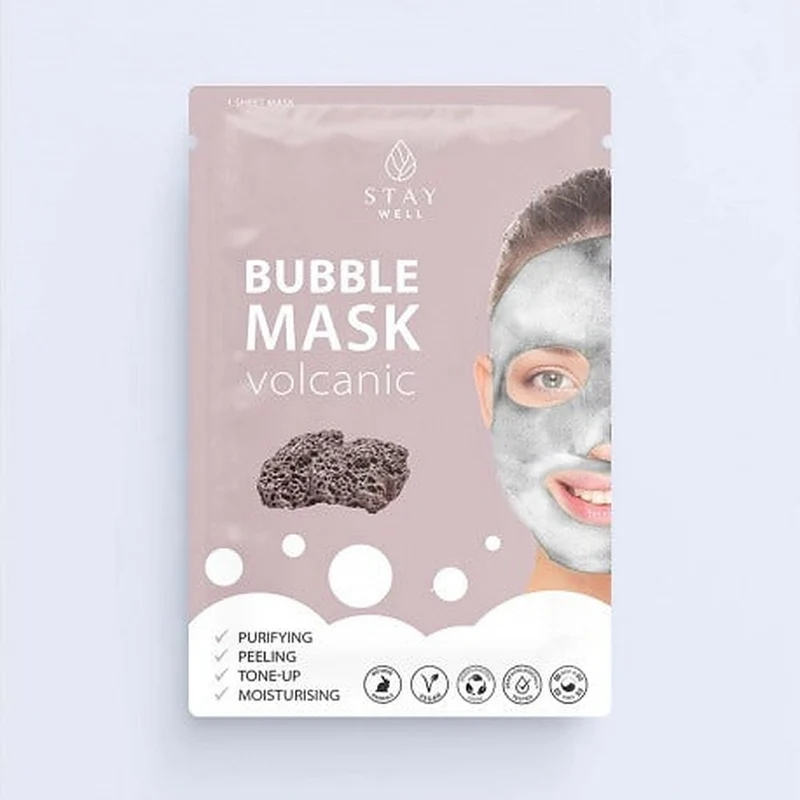 Stay well Cleansing Bubble Maschera Volcanic — Maschera viso