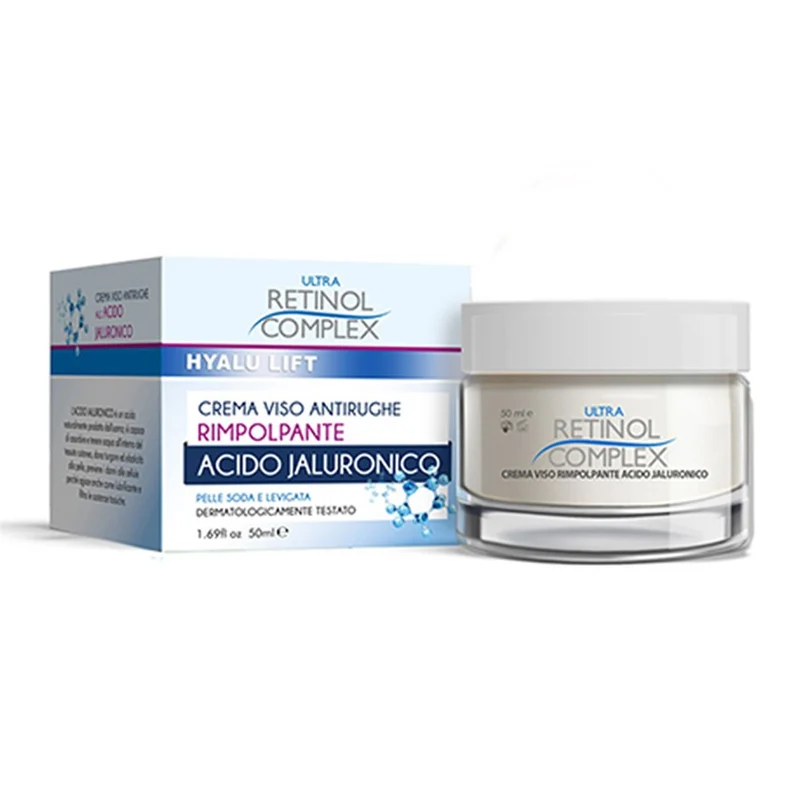 Retinol Complex Crema Viso Rimpolpante Acido Jaluronico 50 ml — Crema viso