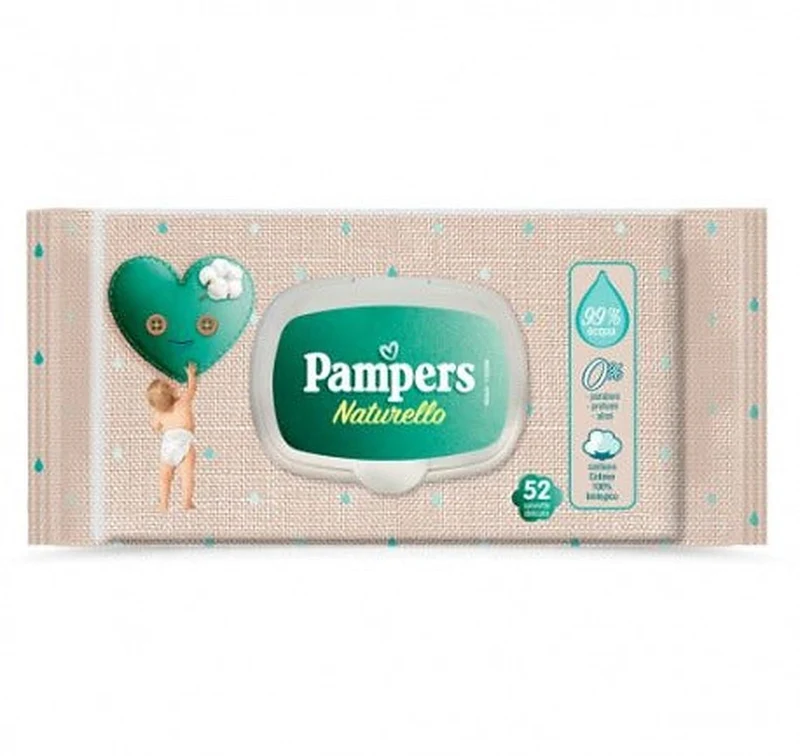 Pampers Naturello 52 salviette — Salviette