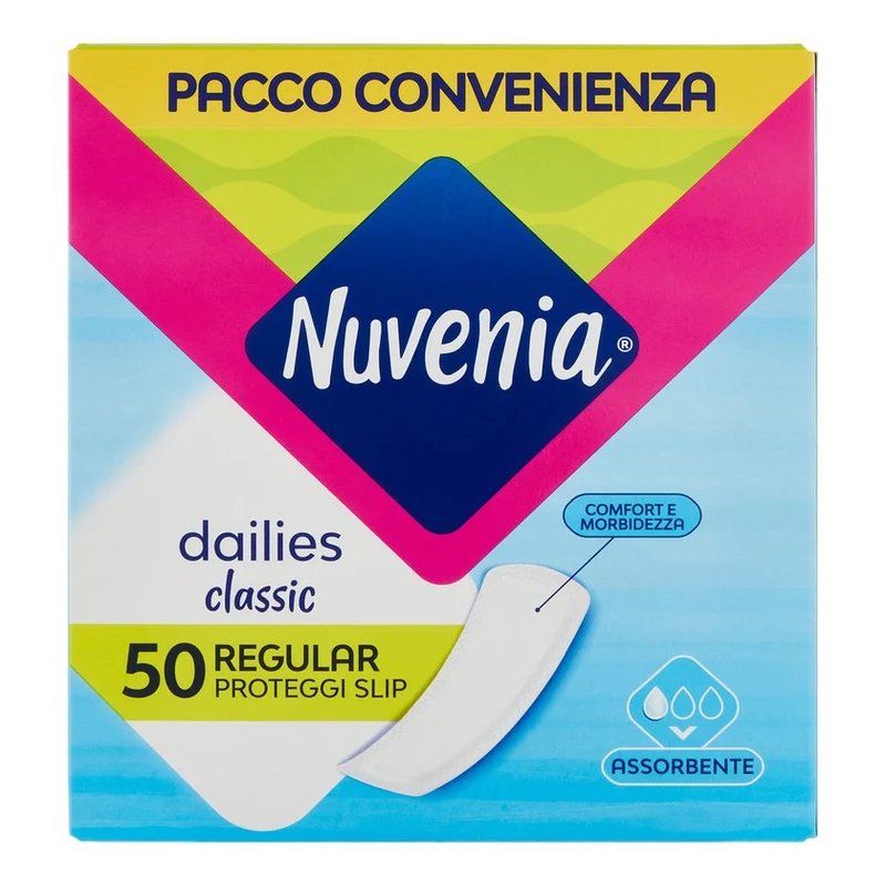 Nuvenia Proteggi Lingerie Anatomico Classico 50 pezzi — Proteggi Slip