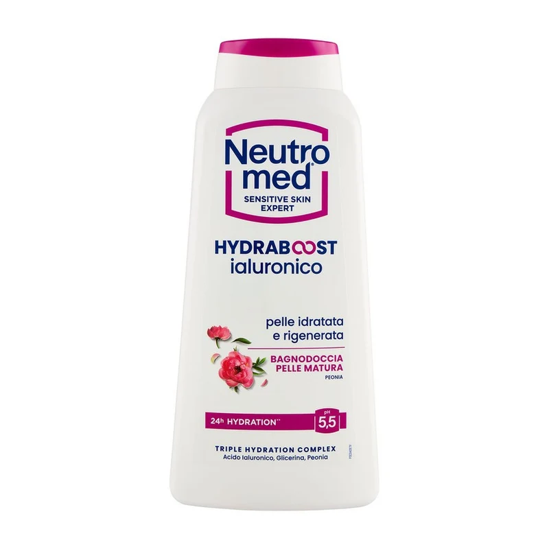 Neutromed Hydraboost Ialuronico Bagnodoccia Pelle Matura Peonia 600 ml — Bagno doccia