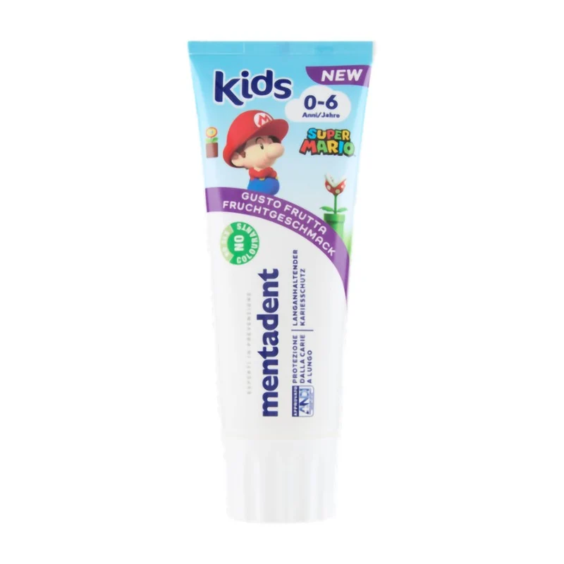 Mentadent Dentifricio Bambini 0-6 Anni 75 ml Personaggi Assortiti — Dentifricio