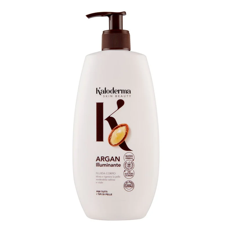 Kaloderma Fluida Corpo Argan Illuminante Tutti i tipi di pelle 400 ml — Crema corpo