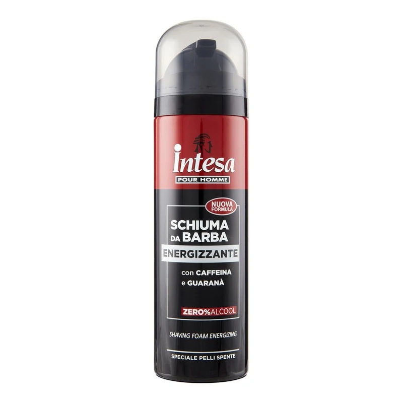 Intesa Schiuma Da Barba Energizzante Con Caffeina E Guarana 300 ml — Schiuma da barba