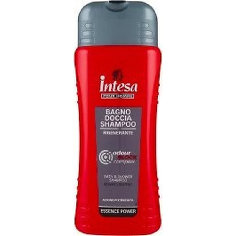 Intesa Bagno Doccia Shampoo Rigenerante Odour Block Complex Essence Power Per Uomo 500 ml — Detergente corpo e capelli