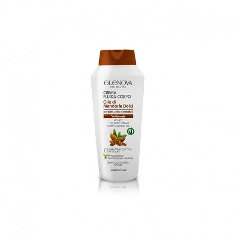 Glenova Crema Fluida Corpo Olio Mandorle Dolci 300 ml — Crema corpo