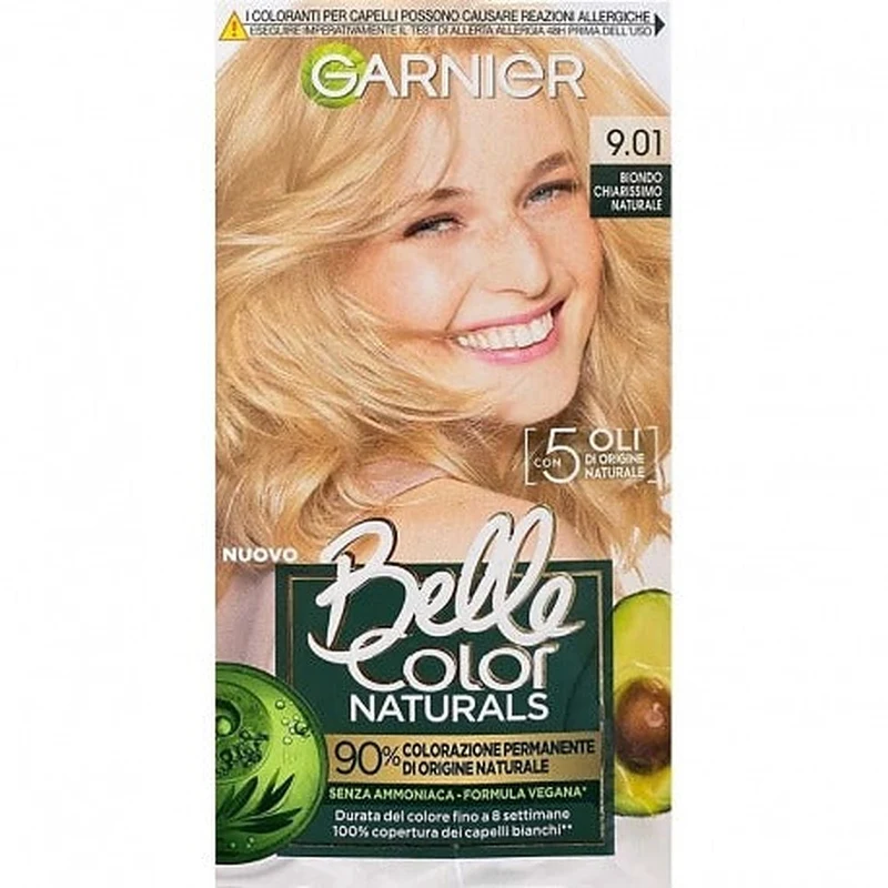 Garnier Crema Colorante Permanente Biondo Chiarissimo Naturale 8.11 — Tintura capelli