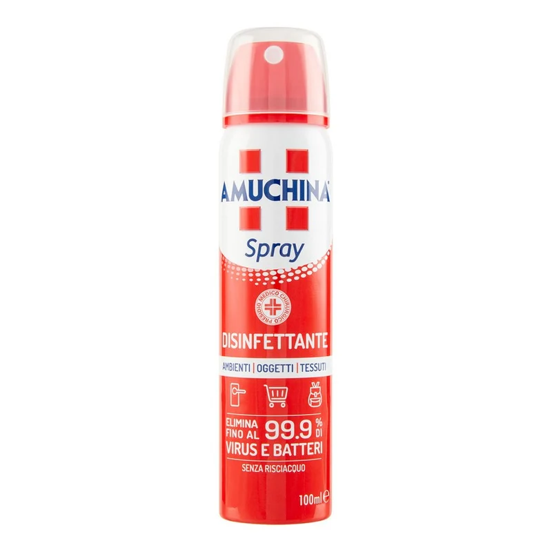 Amuchina Disinfettante Ambienti Oggetti Tessuti 100 ml — Spray disinfettante