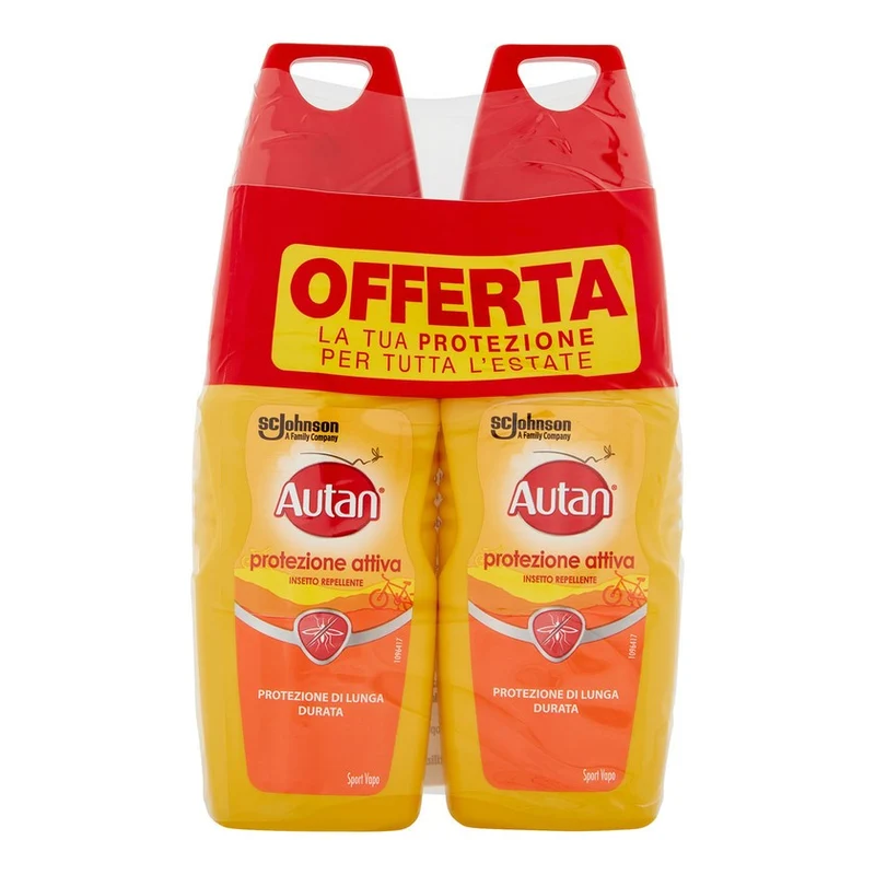 Autan Active Protezione Antizanzare 100ml + 100ml — Repellente