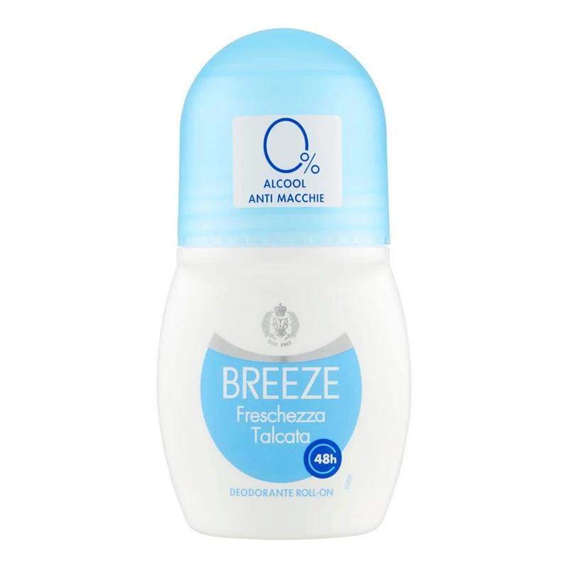 Breeze Deodorante Roll-On Freschezza Talcata 50 ml — Deodorante